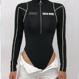 Rockmore Long Sleeve Bodycon Yoga Jumpsuit (One Piece)