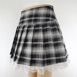 Harajuku Punk Gothic Black High Waist Black Skirts