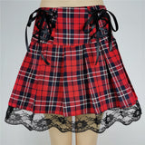 Harajuku Punk Gothic Black High Waist Black Skirts