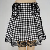 Harajuku Punk Gothic Black High Waist Black Skirts