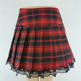 Harajuku Punk Gothic Black High Waist Black Skirts