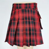 Harajuku Punk Gothic Black High Waist Black Skirts