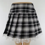 Harajuku Punk Gothic Black High Waist Black Skirts