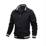 Men Windbreaker Jacket White Casual Jacket