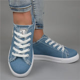 2024 Spring Summer Women Canvas Sneaker