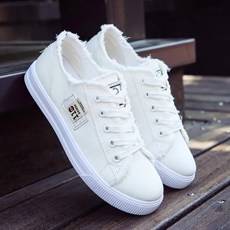 2024 Spring Summer Women Canvas Sneaker