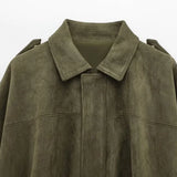 MUJER 2025 Suede Bomber Jackets for Women