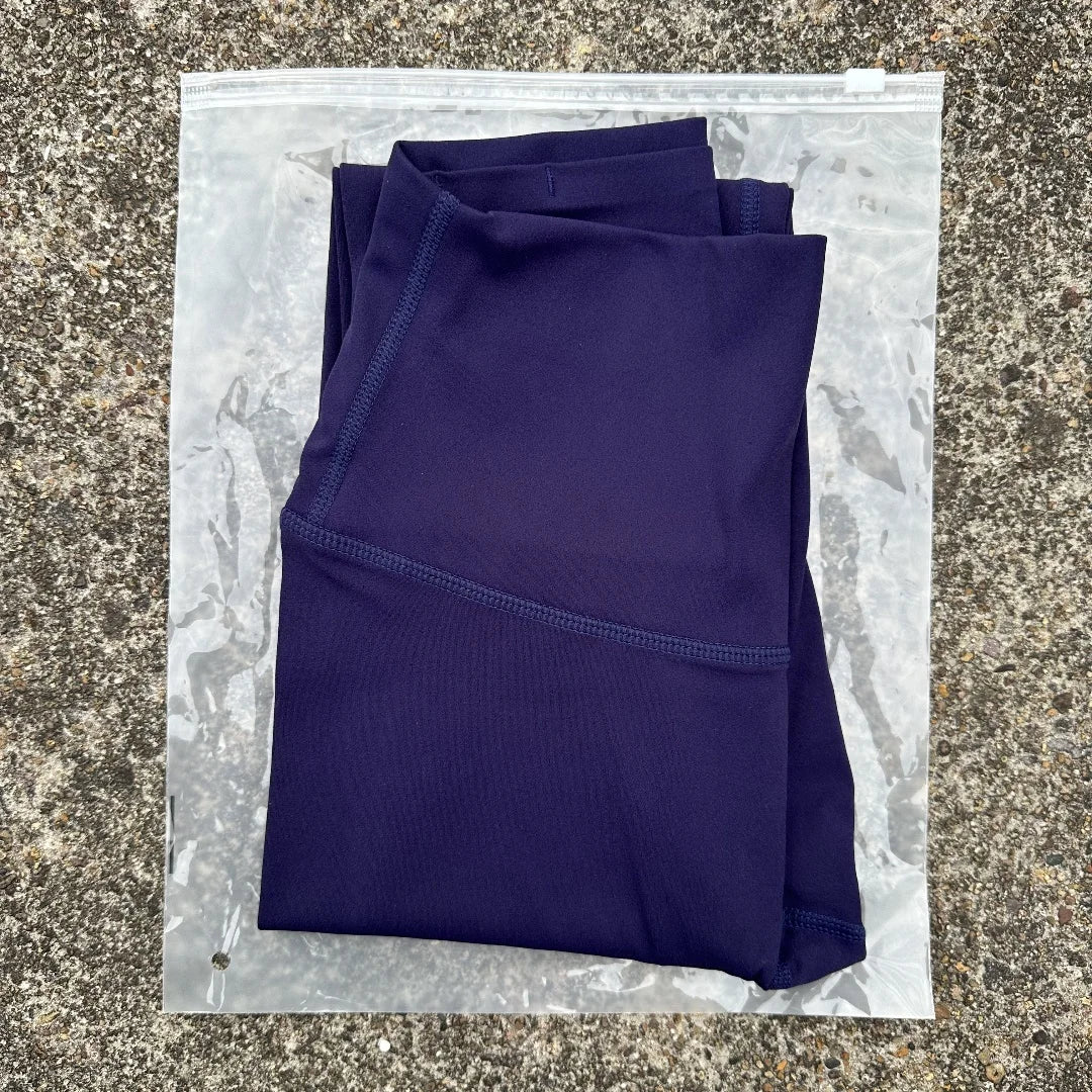 Solid Color Back Waist Pocket High Waist Yoga Legging