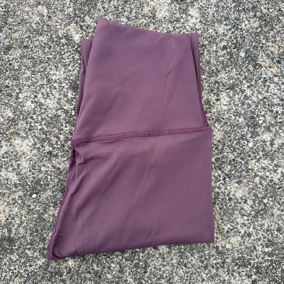 Solid Color Back Waist Pocket High Waist Yoga Legging