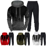 Autumn Winter Trending Tracksuits Men Camouflage Hoodie