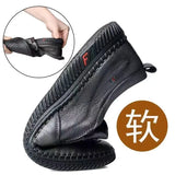 Mens PU Leather Loafers Non Slip Walking Flats
