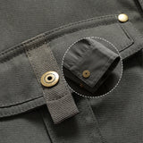 Men's Jackets Spring Flannel Lined Shirt Coat