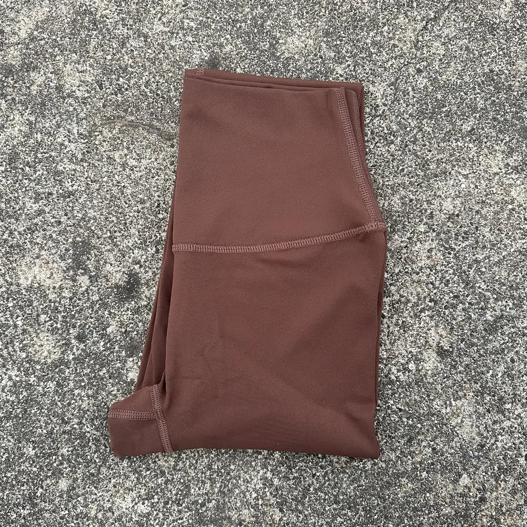 Solid Color Back Waist Pocket High Waist Yoga Legging