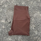 Solid Color Back Waist Pocket High Waist Yoga Legging