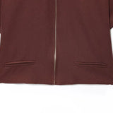 MUJER Women's Cropped Jacket Short Sleeve Varsity Jackets for Women