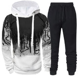 Autumn Winter Trending Tracksuits Men Camouflage Hoodie