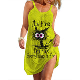 Lady Trend Streetwear Women's A-line Slip Dress