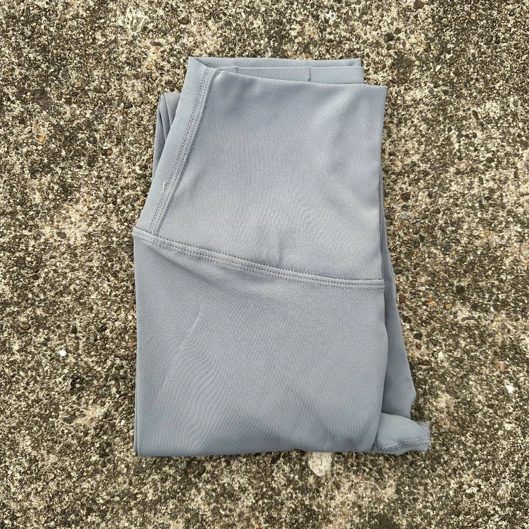 Solid Color Back Waist Pocket High Waist Yoga Legging