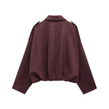 MUJER 2025 Suede Bomber Jackets for Women
