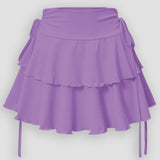 New Solid Color Skirt Women Summer Fashio
