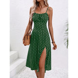 2024 Women Floral Print Spaghetti Straps