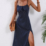 2024 Women Floral Print Spaghetti Straps