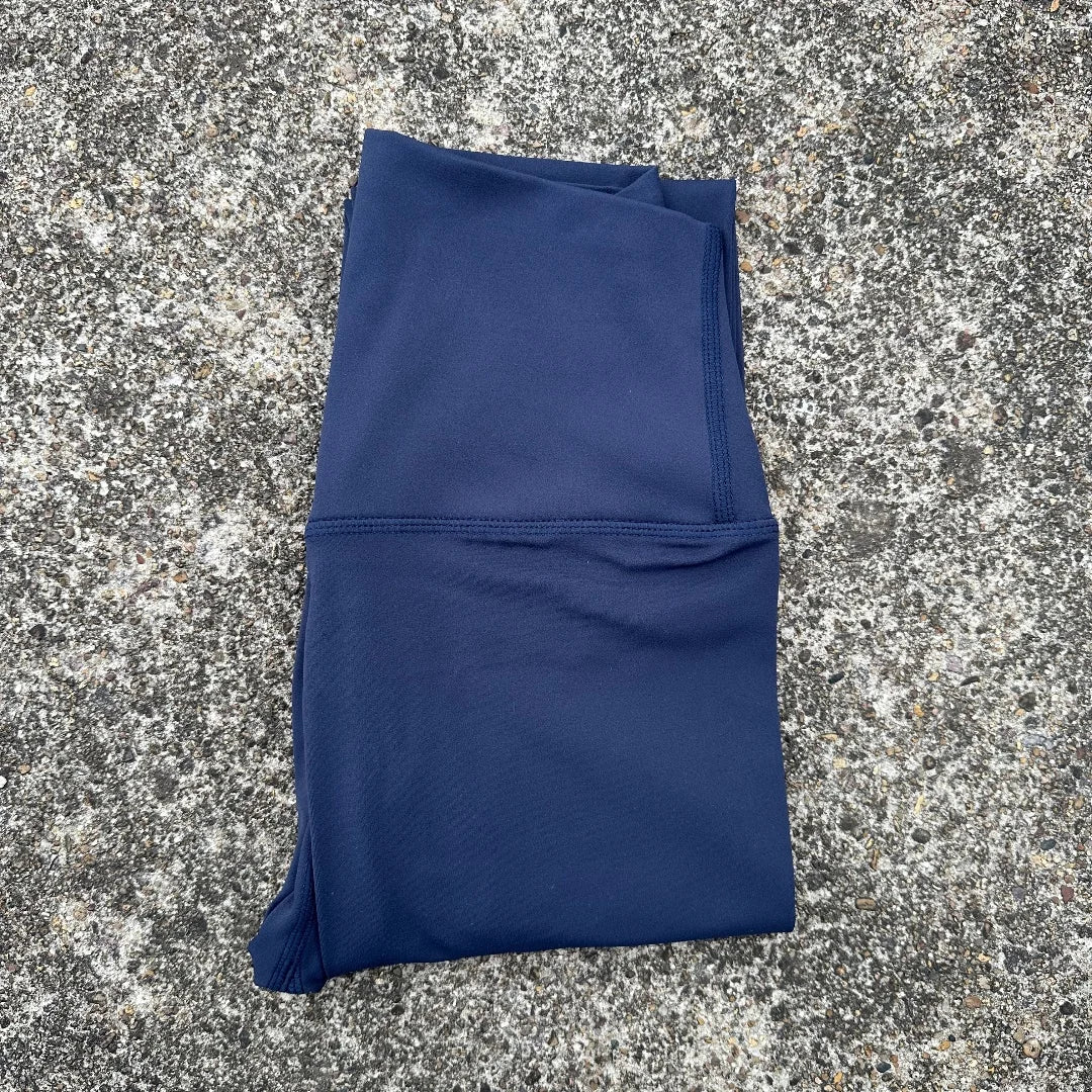 Solid Color Back Waist Pocket High Waist Yoga Legging