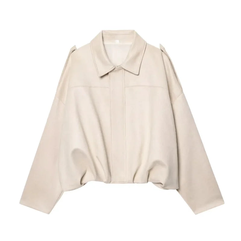 MUJER 2025 Suede Bomber Jackets for Women