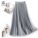 Women Vintage Midi Skirt