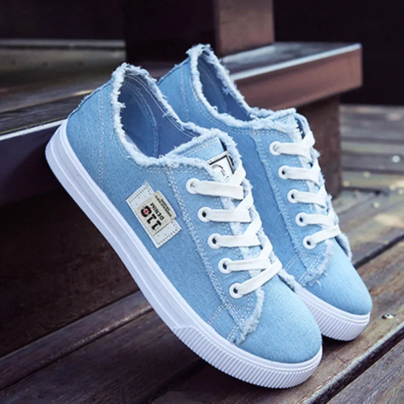 2024 Spring Summer Women Canvas Sneaker