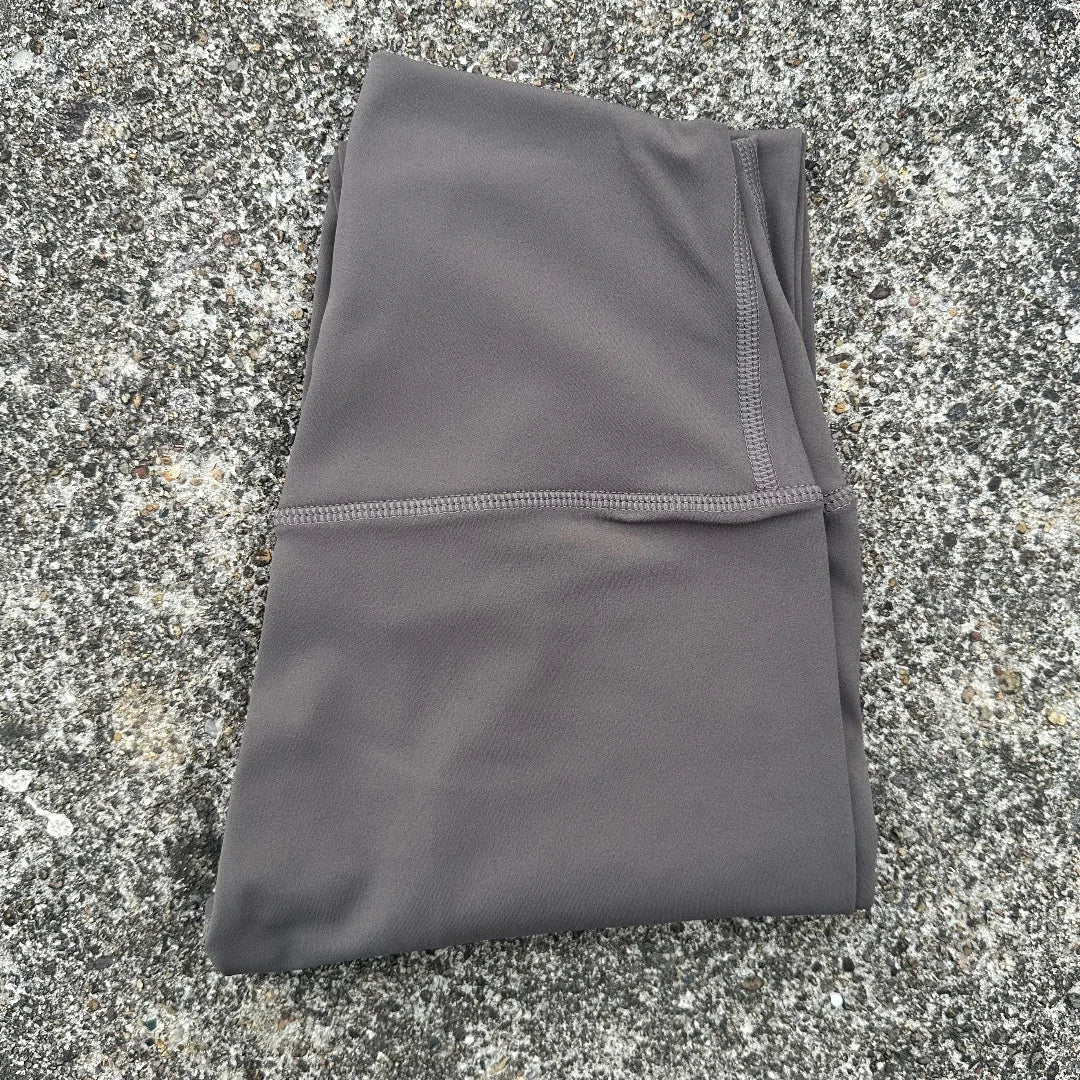 Solid Color Back Waist Pocket High Waist Yoga Legging