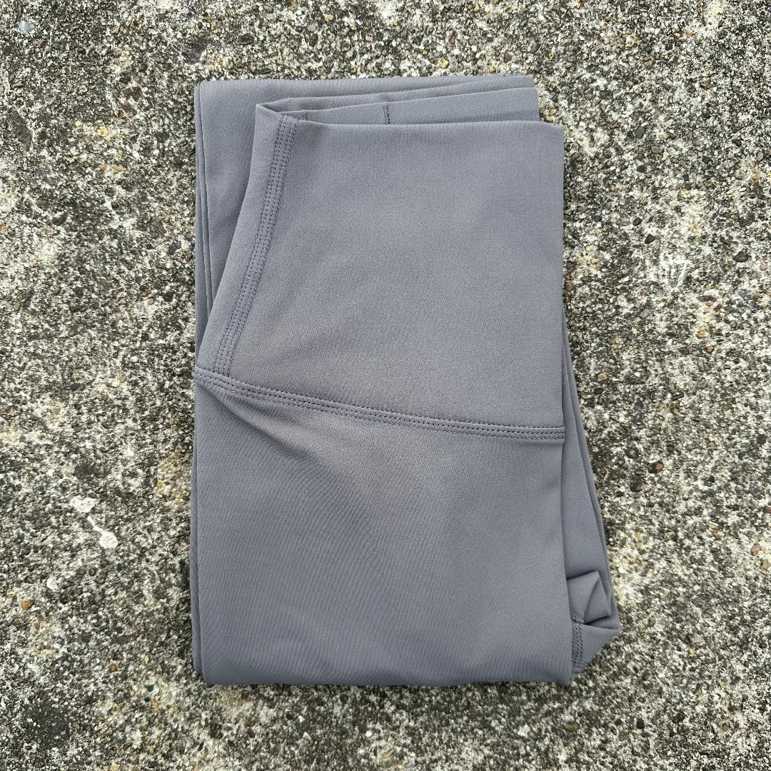 Solid Color Back Waist Pocket High Waist Yoga Legging