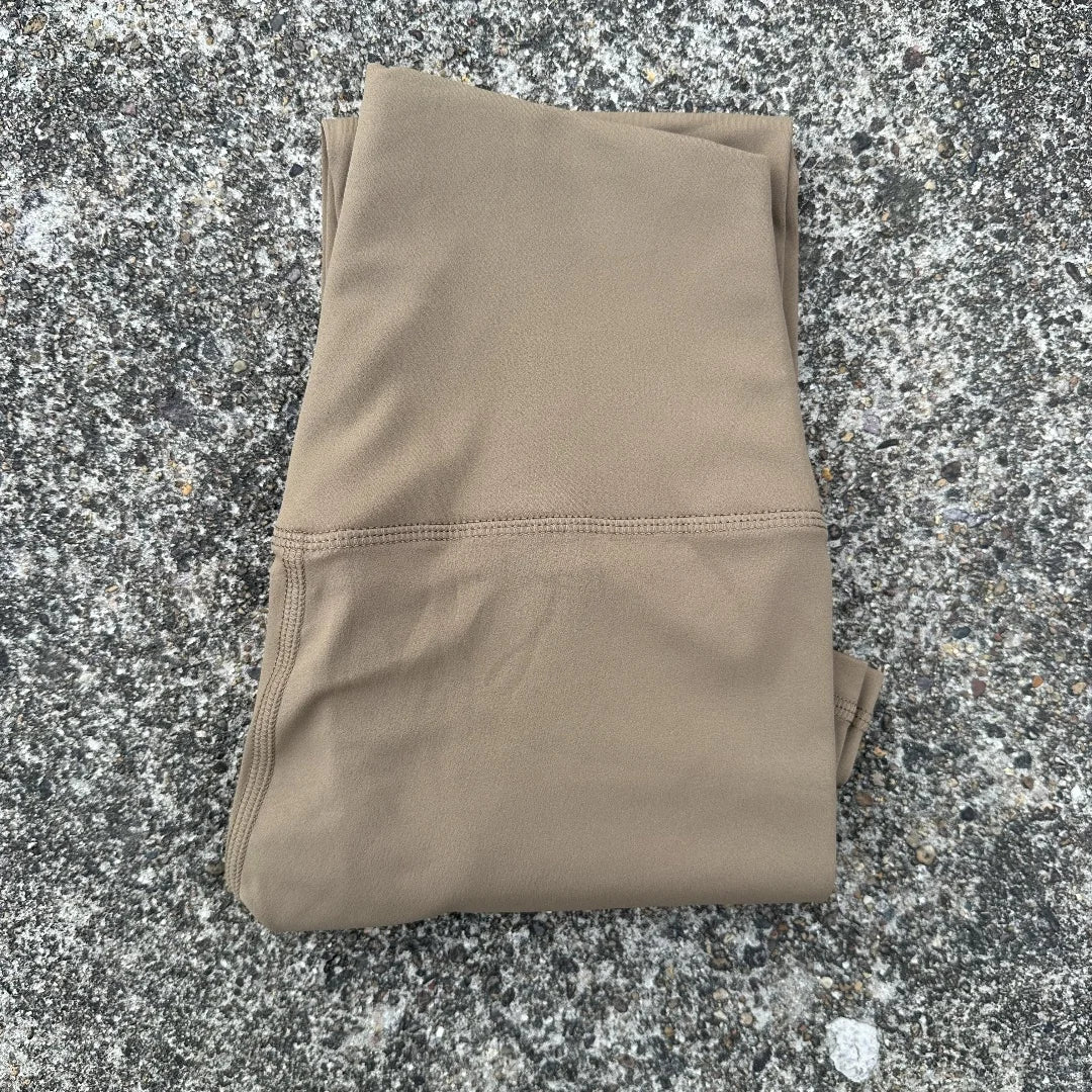 Solid Color Back Waist Pocket High Waist Yoga Legging