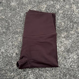 Solid Color Back Waist Pocket High Waist Yoga Legging