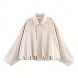 HH Women Brown Green Suede Jacket