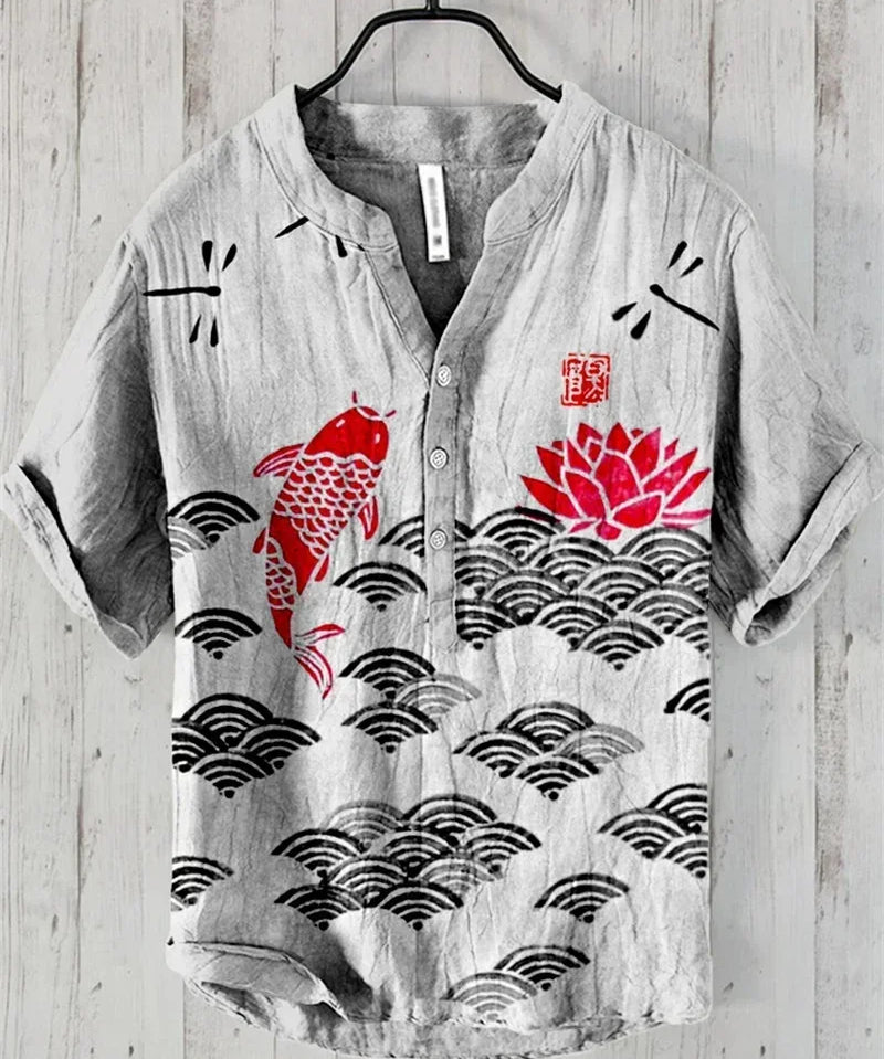 Spring and summer men's and women's shirts