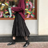 Long Tulle Midi Skirts Womens