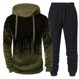 Autumn Winter Trending Tracksuits Men Camouflage Hoodie