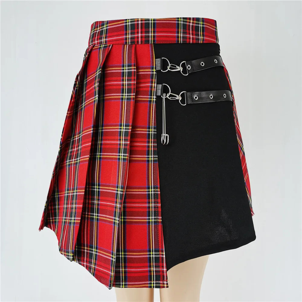 Gothic Sweet Women Pleated Skirt