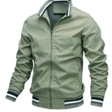 Men Windbreaker Jacket White Casual Jacket