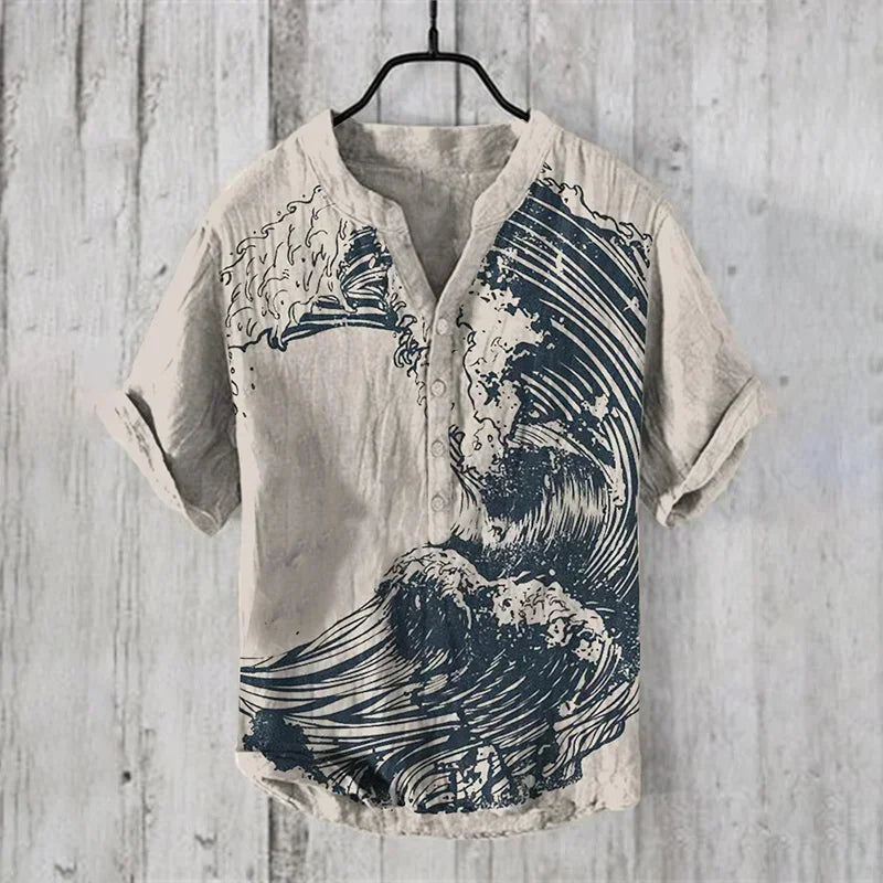 Spring and summer men's and women's shirts