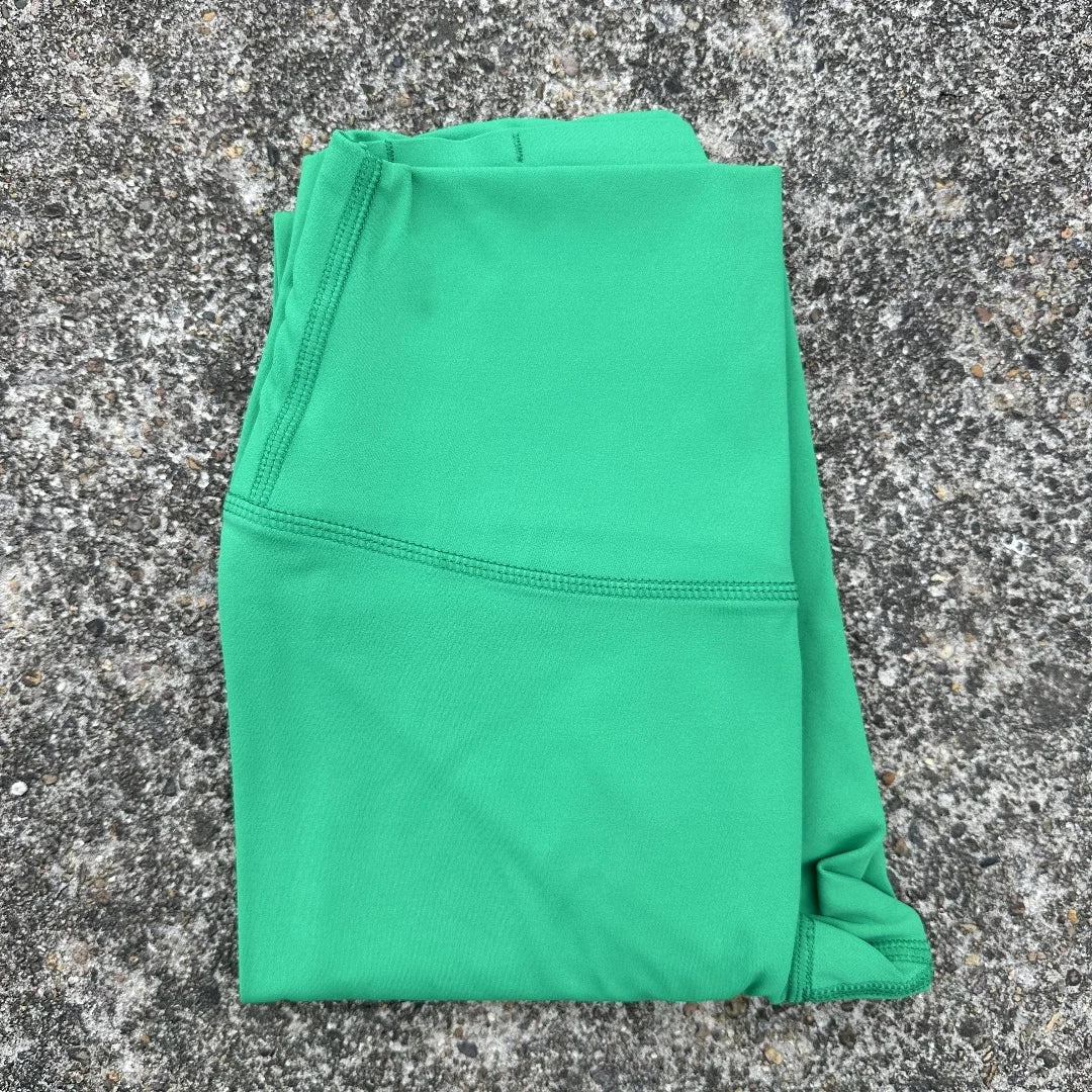 Solid Color Back Waist Pocket High Waist Yoga Legging