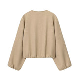 MUJER Red Zipper Bomber Jackets for Women