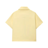 MUJER Women's Cropped Jacket Short Sleeve Varsity Jackets for Women