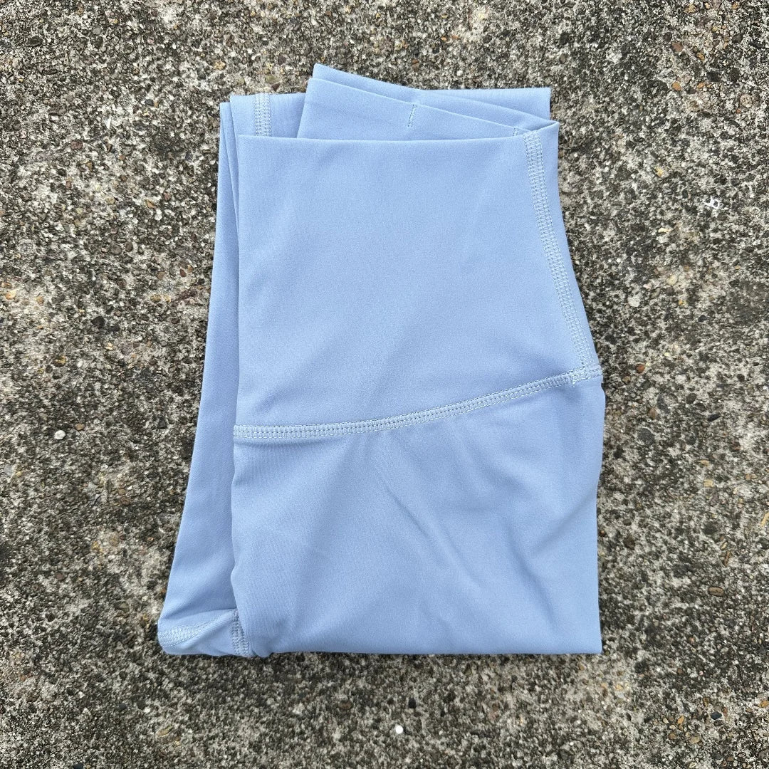Solid Color Back Waist Pocket High Waist Yoga Legging