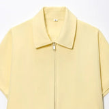 MUJER Women's Cropped Jacket Short Sleeve Varsity Jackets for Women