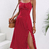 2024 Women Floral Print Spaghetti Straps