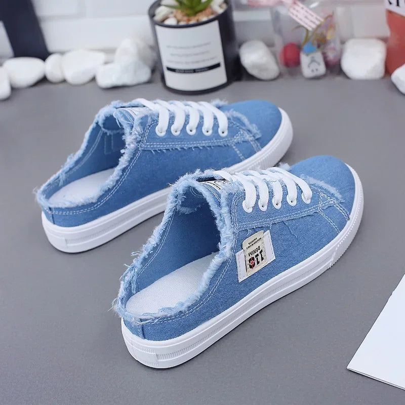 2024 Spring Summer Women Canvas Sneaker