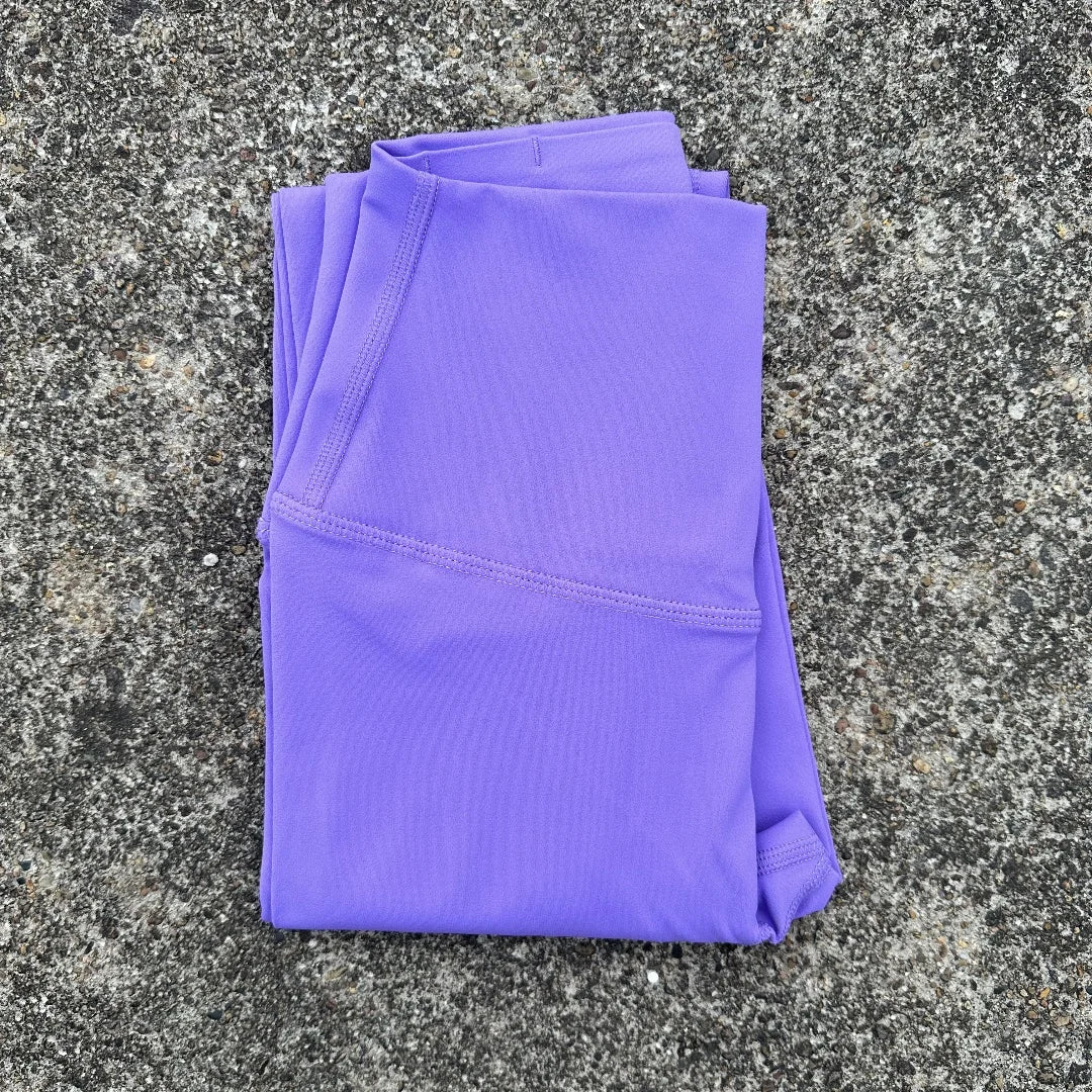 Solid Color Back Waist Pocket High Waist Yoga Legging