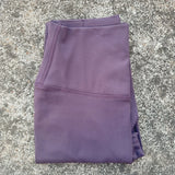 Solid Color Back Waist Pocket High Waist Yoga Legging